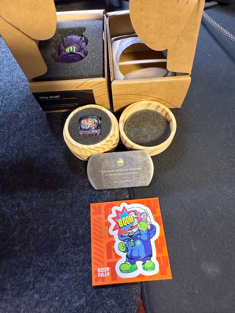 3 Jellykey artisan keycapキーキャップ 自作キーボード