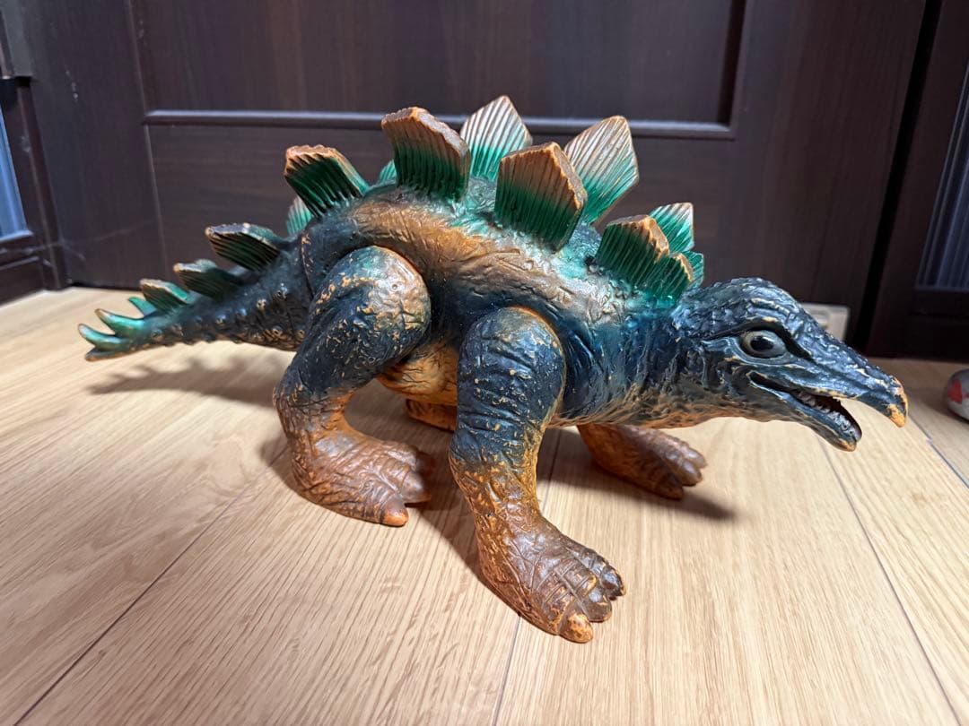 大協　ステゴザウルス　ソフビ　恐竜　当時物　パチソフビ　パチ怪獣　怪獣ソフビ