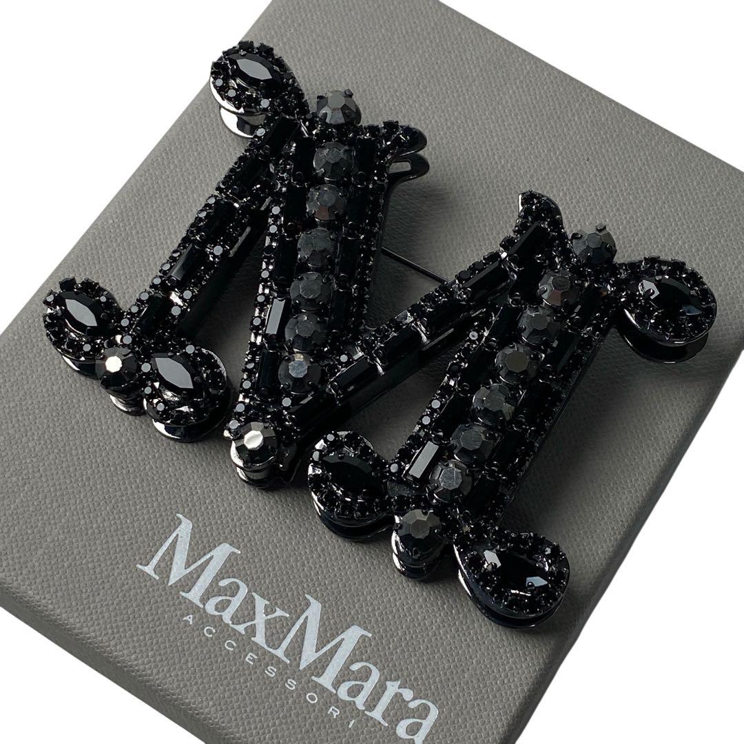 未使用 マックスマーラMaxMara Mロゴ ブローチ