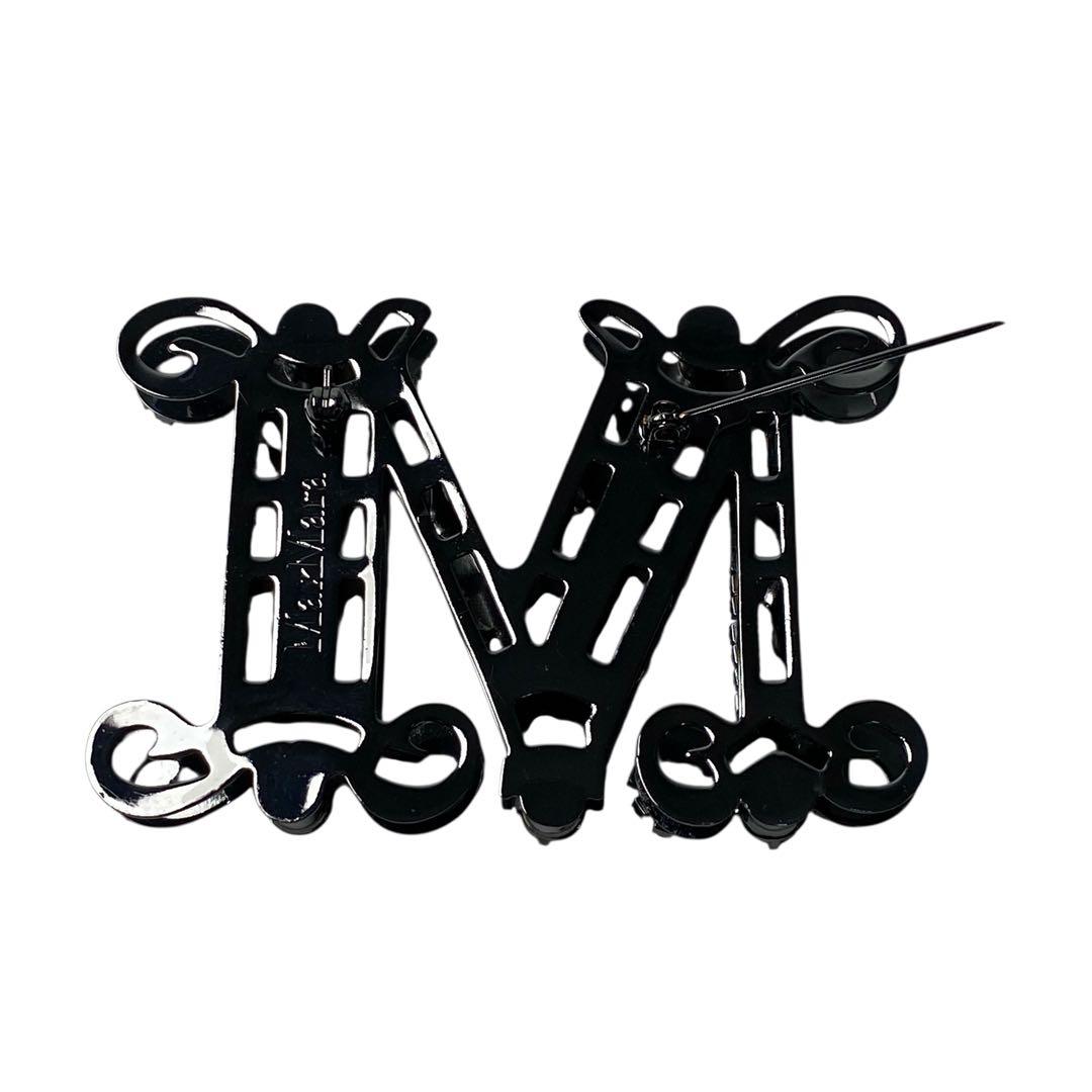 未使用 マックスマーラMaxMara Mロゴ ブローチ