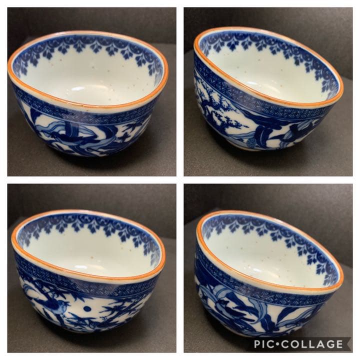 京焼　二代　真清水蔵六　特別用意　倣　祥瑞 茶碗　茶道具