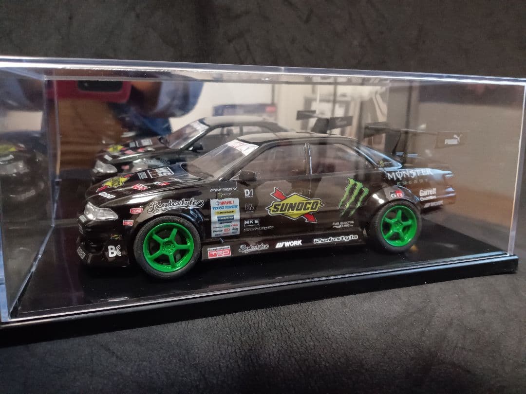 最終価格 1/24 JZX100 マークⅡ プラモデル 完成品 ケース付き