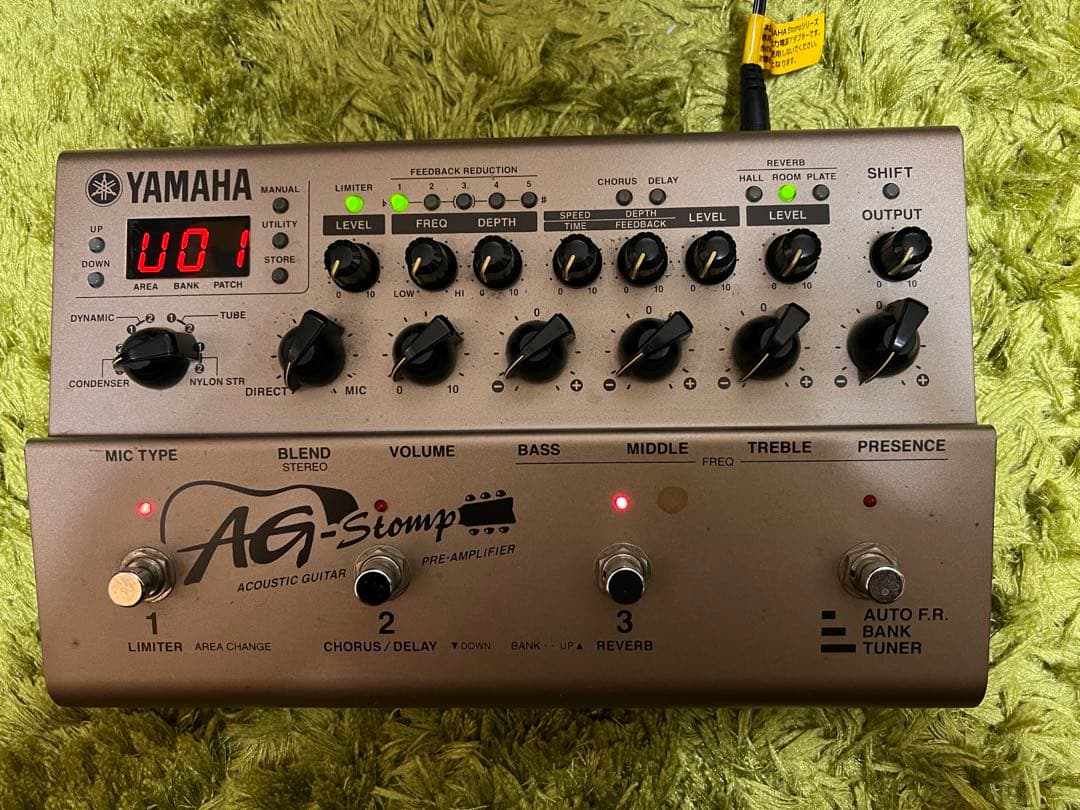 Yamaha AG Stomp アコースティックギター用エフェクター（廃盤）