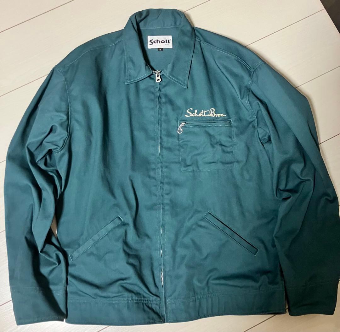 Schott ワークジャケット XL グリーン