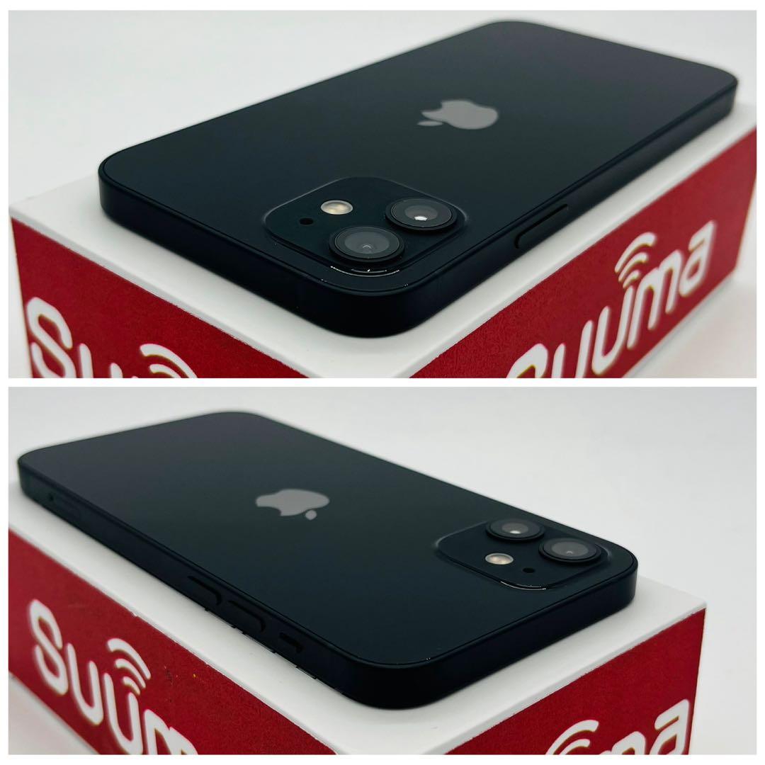 A 100% iPhone 12 64 GB SIMフリー ブラック 本体