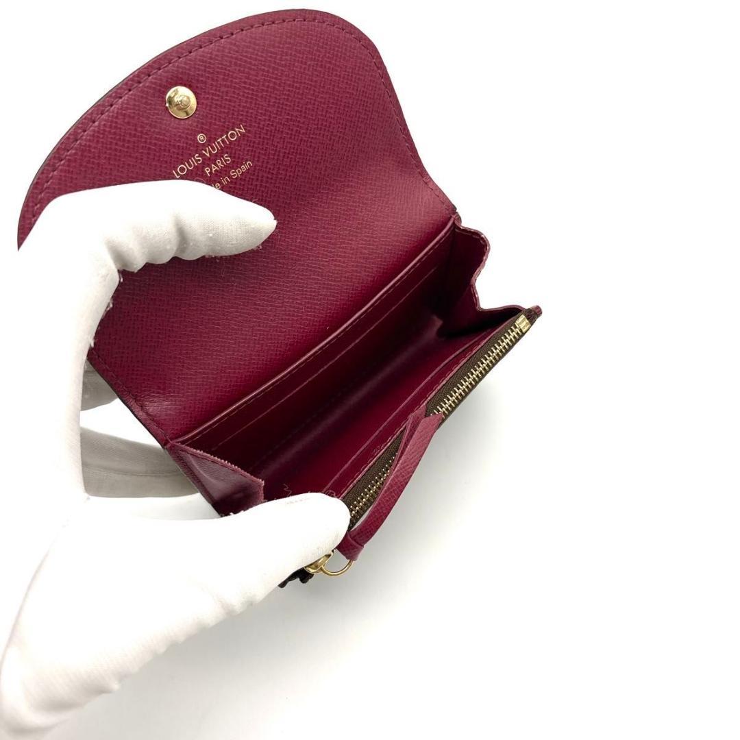 現行◆未使用級◆LOUIS VUITTON ポルトモネ ロザリ モノグラム