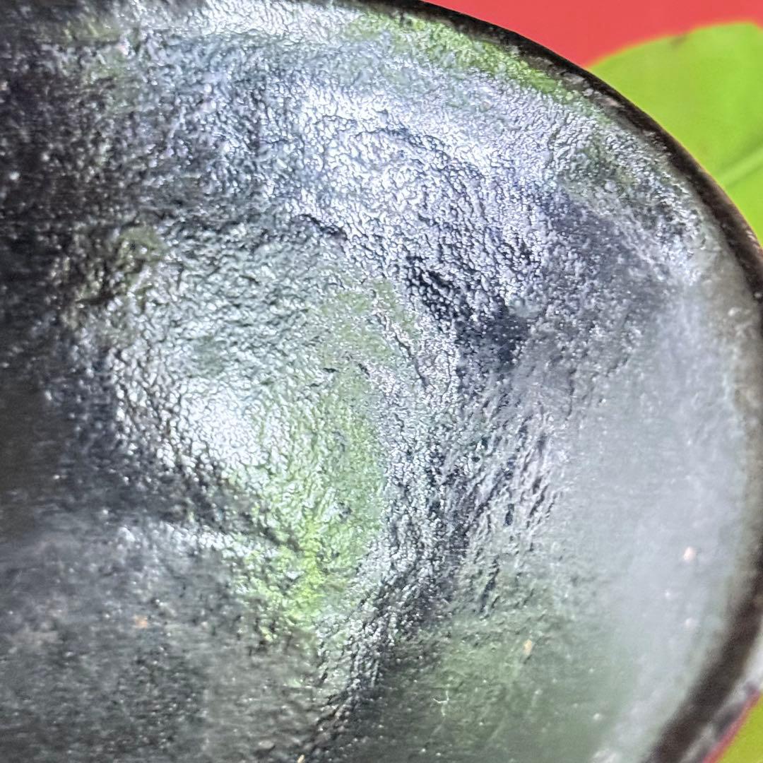 超限定リリース‼︎黒茶盌の佳品‼️井戸茶盌　在銘　楽　作者詳細不明1客