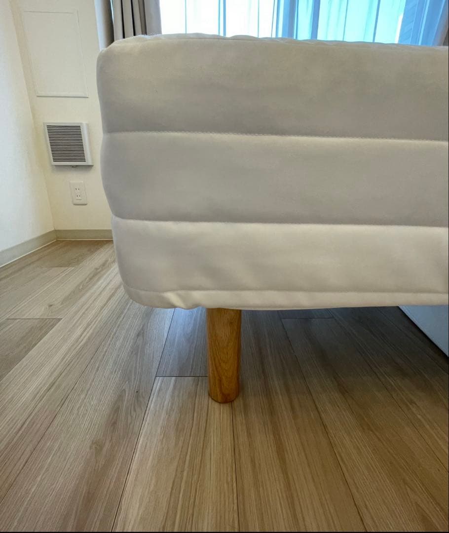 無印良品　脚付マットレス　ポケットコイル　（洗えるカバー　組み立て仕様）