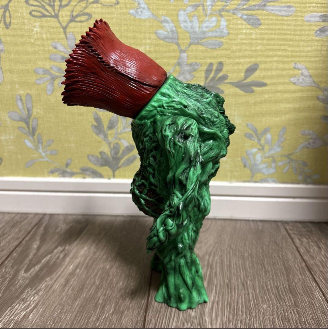 極美品 暗黒エンターテイメント 一期 ソフビ 植物怪獣 乙式 初期