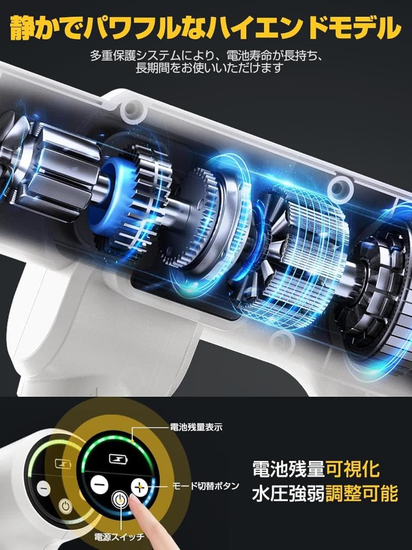 高圧洗浄機 コードレス 充電式