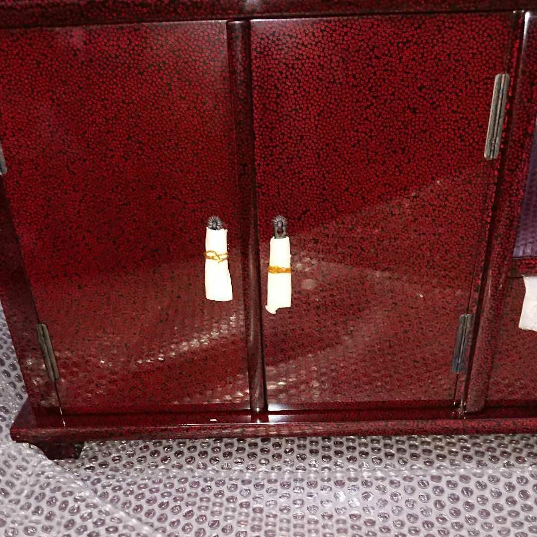 津軽七々子塗飾り棚☆希少極美品未使用品4月31日迄御値引き販売中