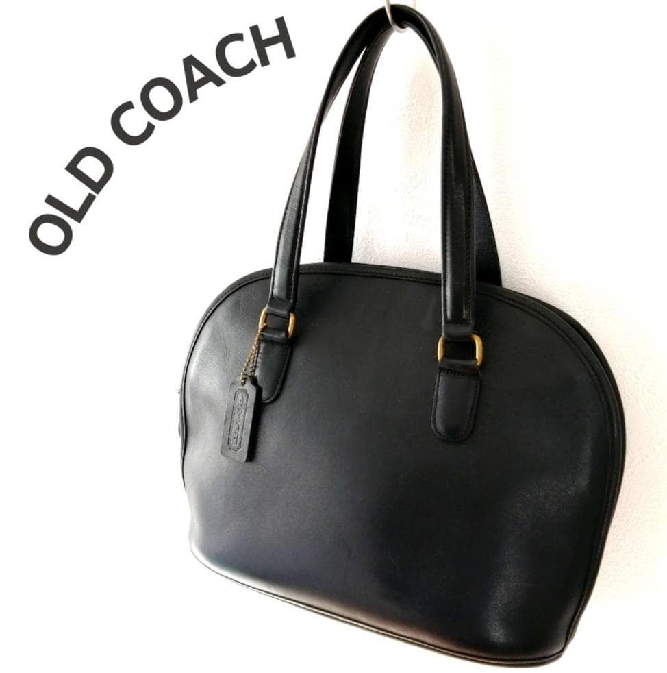 【OLD COACH】ハンドバッグ　黒