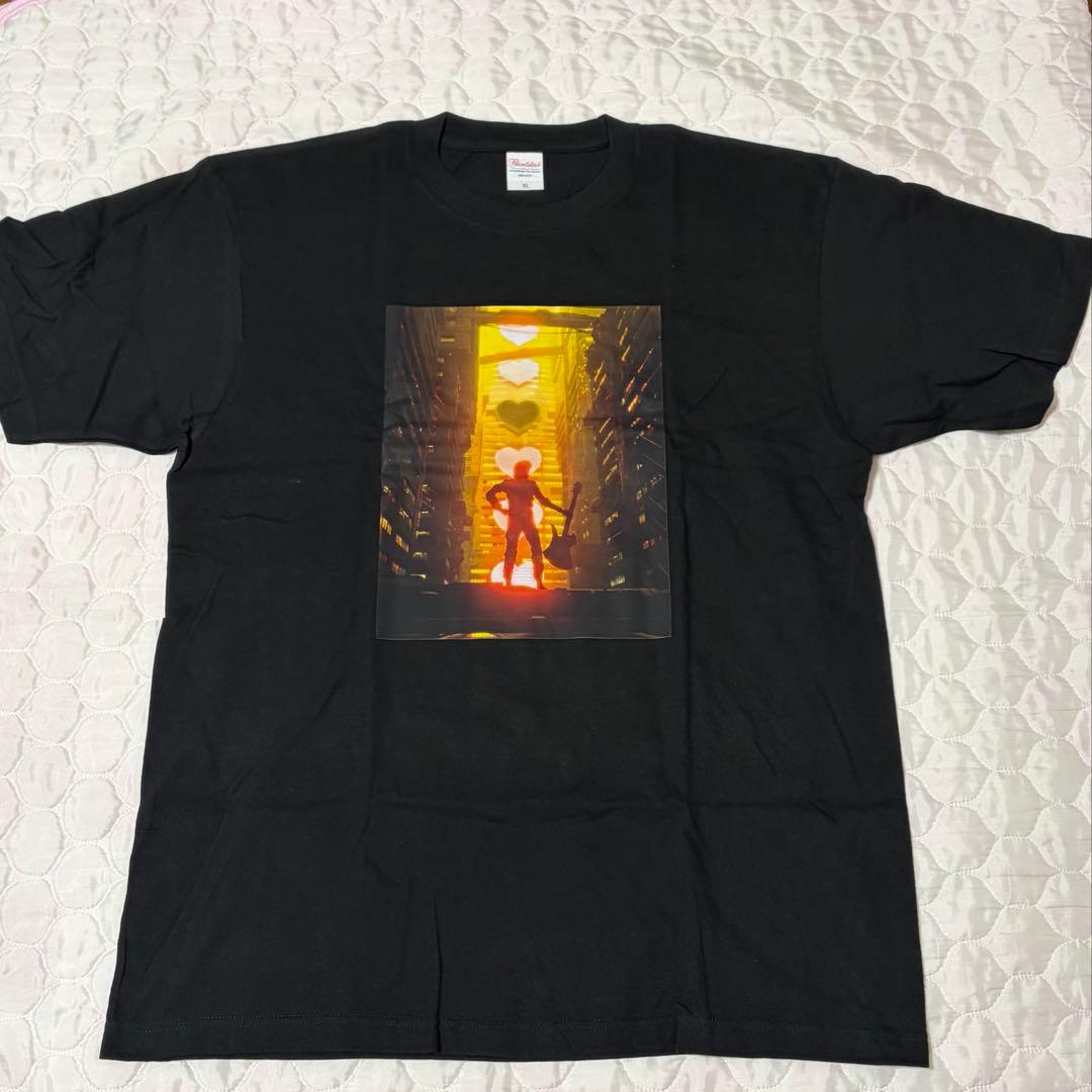 未使用 Tシャツ XLサイズ hide キギノビル コラボ ステッカー付き