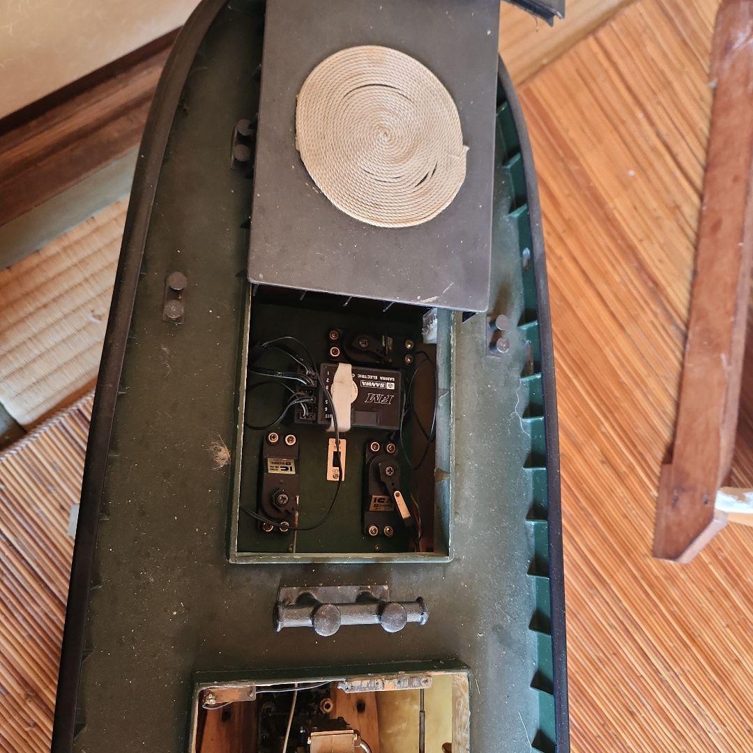 大型ラジコンボート、スチイ-ムエンジンボート4点