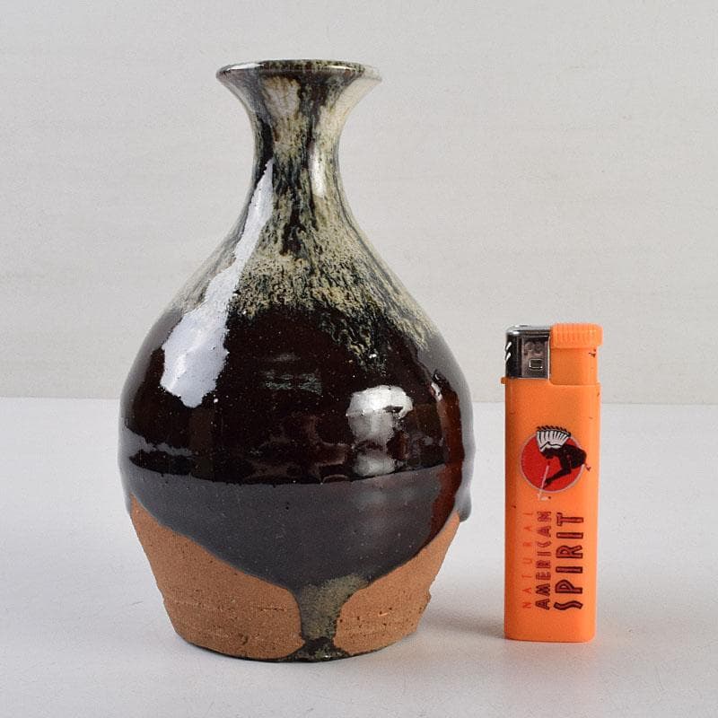 唐津焼　徳利　花入　表千家十三代無盡宗左（即中斎）極め箱　M　R9382