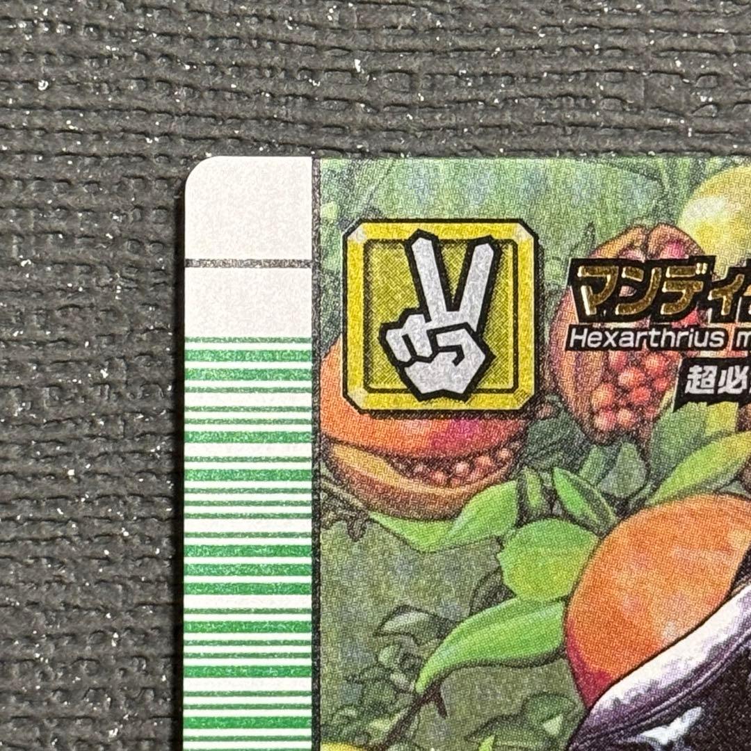 最終値下げ❗️ ムシキング 5周年 マンディブラリスフタマタクワガタ 緑バーコード