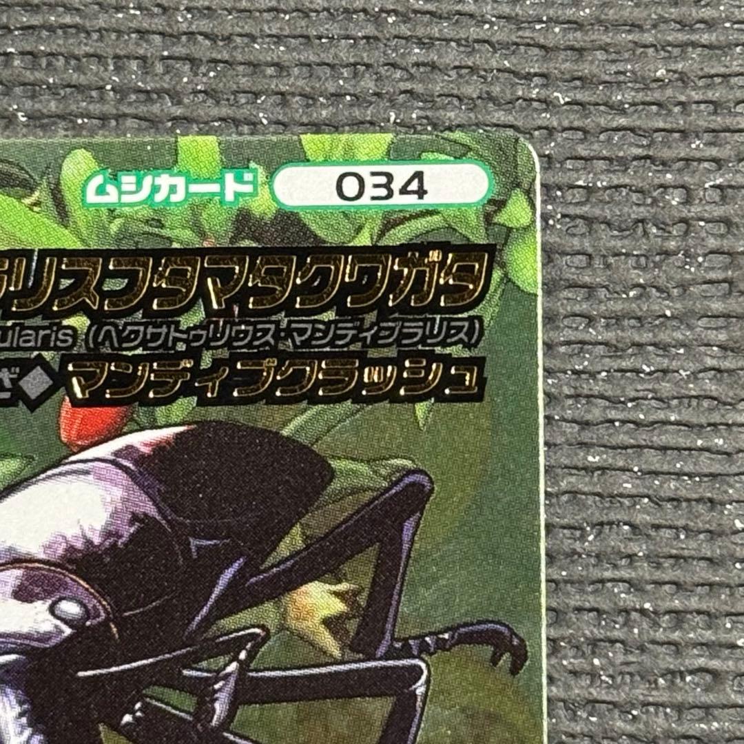 最終値下げ❗️ ムシキング 5周年 マンディブラリスフタマタクワガタ 緑バーコード
