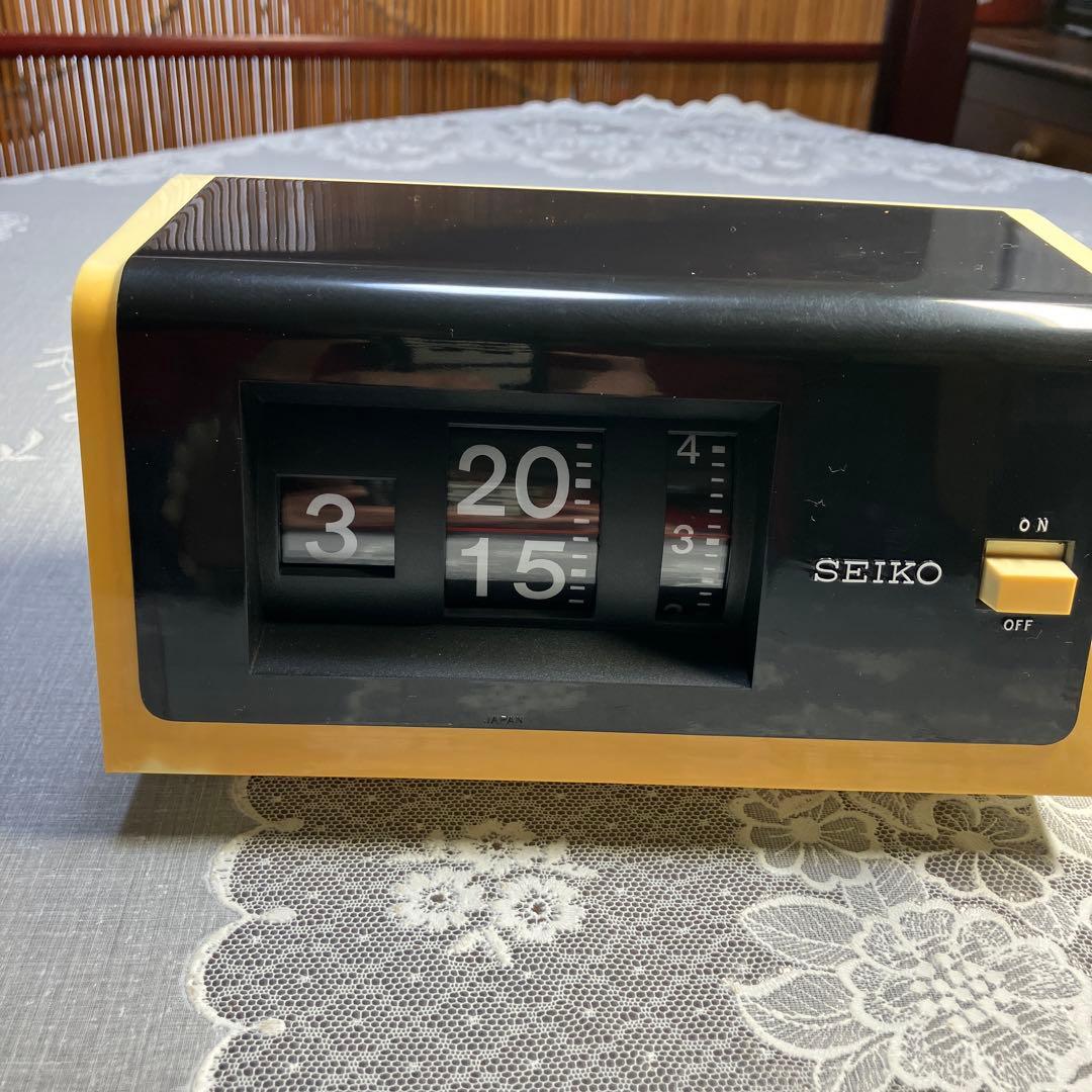 昭和レトロ SEIKO パタパタ時計 TN-502 日本製 現状品