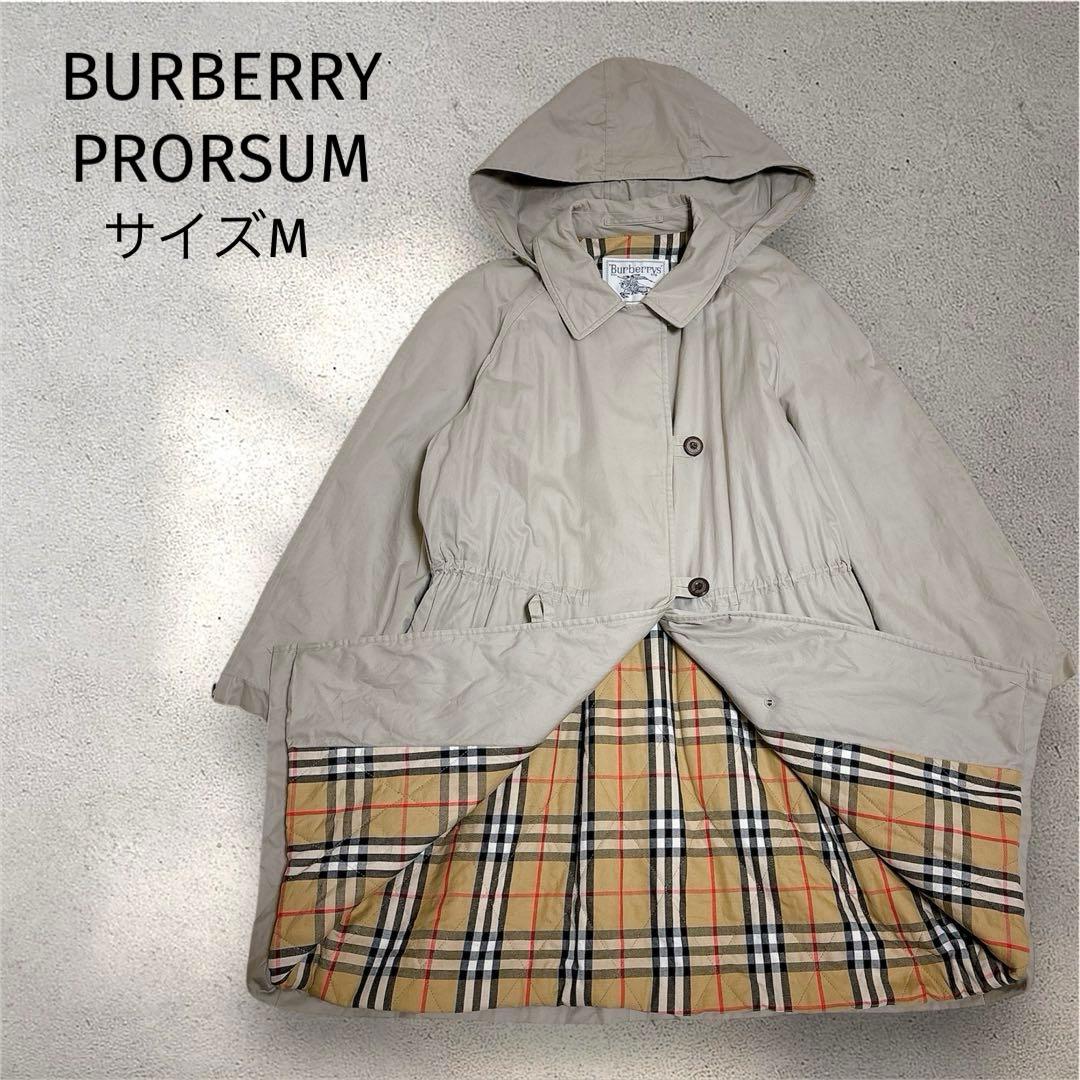 バーバリー プローサム フード付き ハーフコート