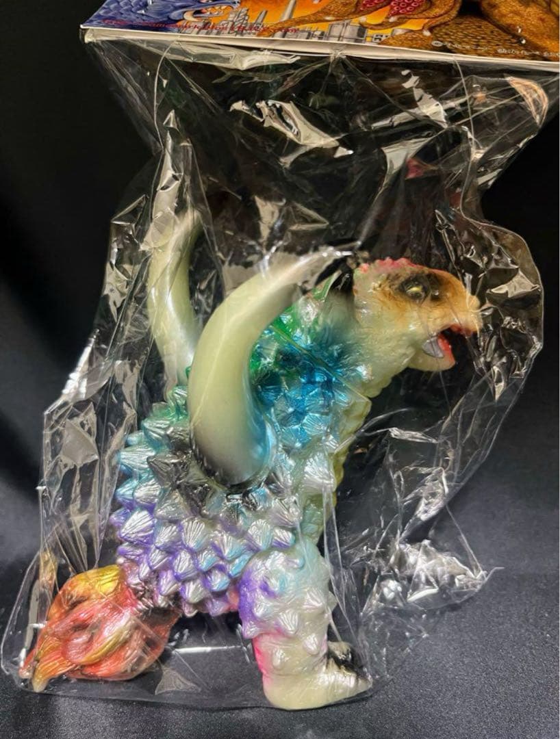 ヤモマークの大怪獣シリーズ ゴクドン 水色 ブルー ソフビ　怪獣　フィギュア