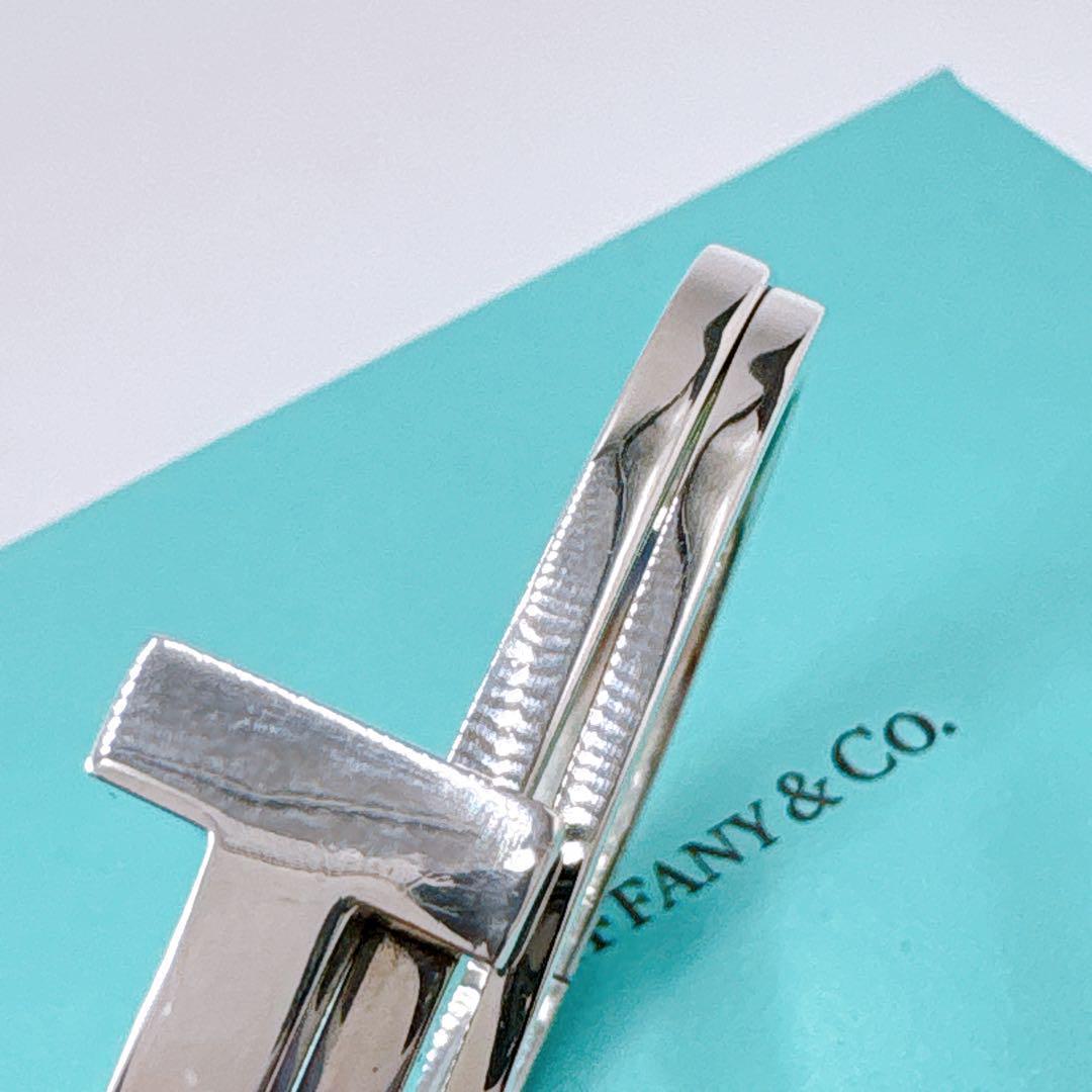 美品レア ティファニー Tスクエア ラップ ブレスレット ダイヤ シルバー925