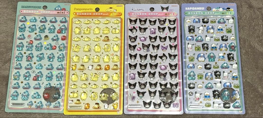 【正規品】ボンボンドロップシールmini 12種セット