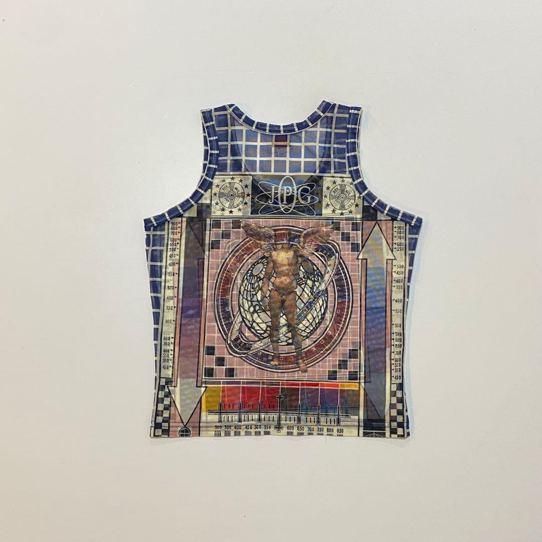 ジャンポールゴルチエ JPG パワーネット タンクトップ ダビデ像 日本製 40