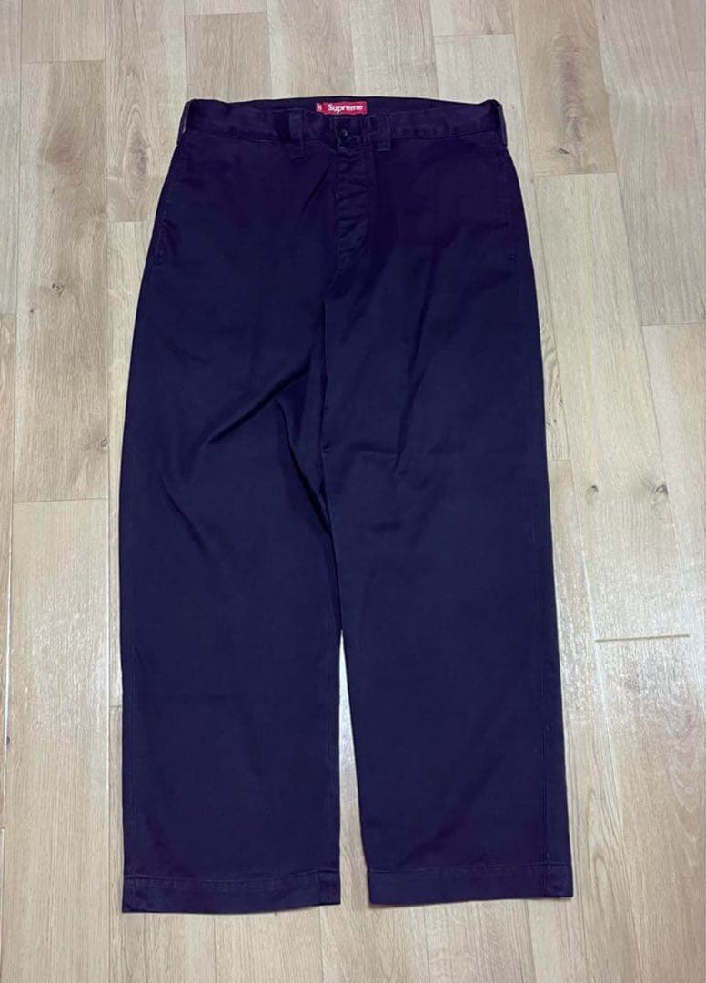 supreme 24fw chino pant チノ