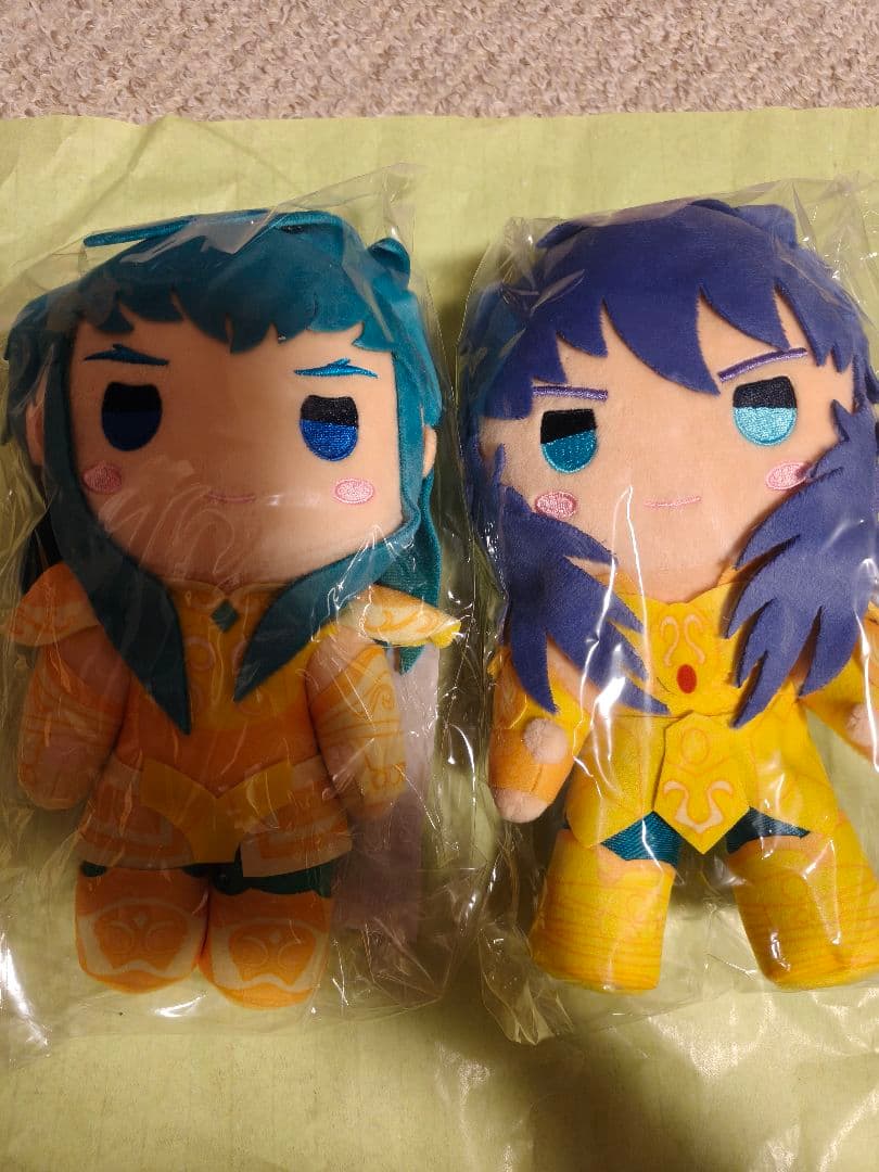 フォルメイツ あくちょんぬいぐるみ黄金聖闘士のミロとカミュ　2人セット