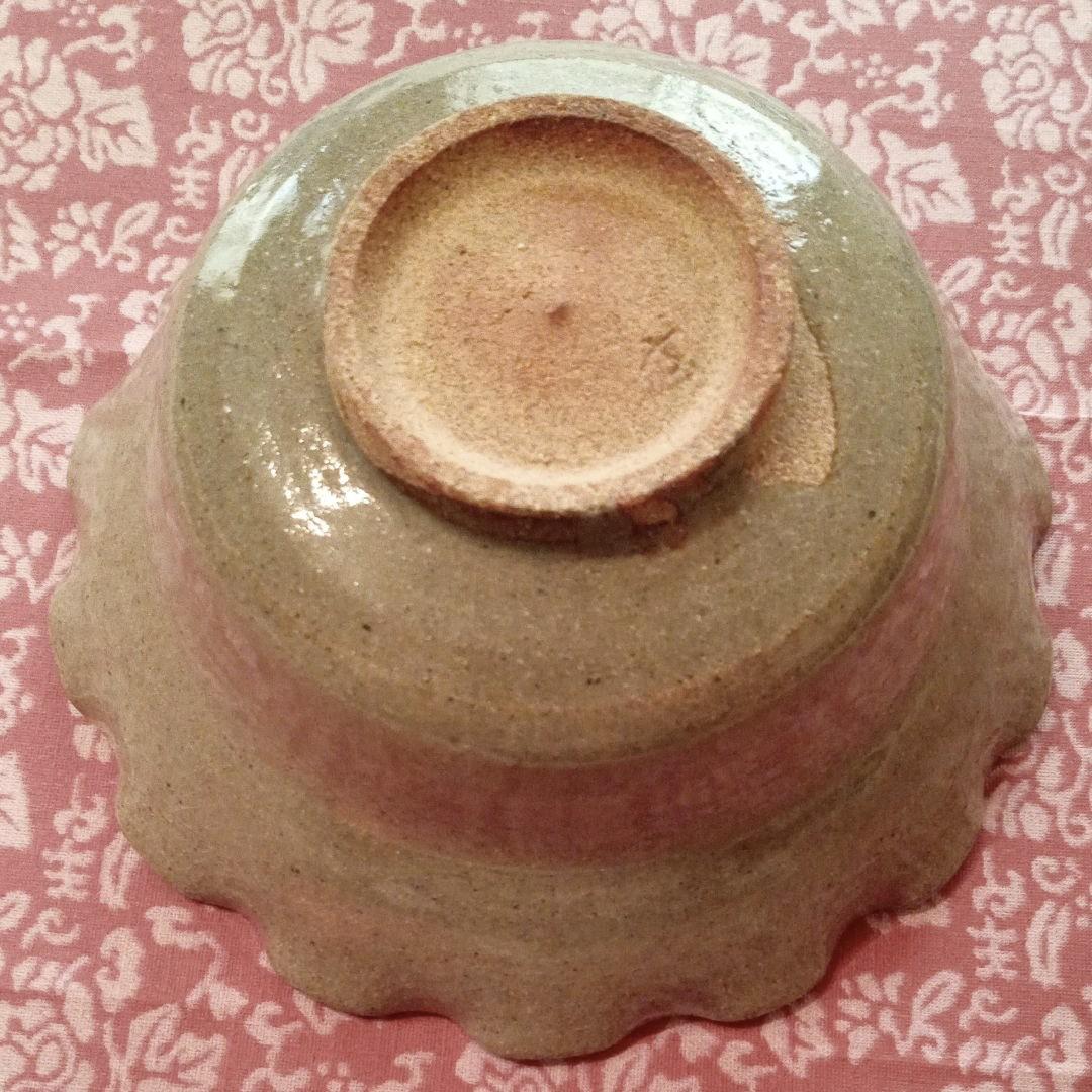 唐津焼　絵唐津輪花鉢