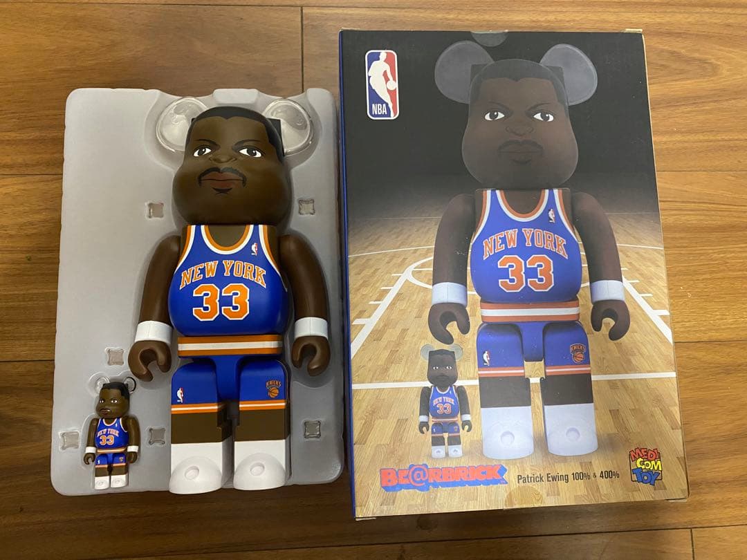 BE@RBRICK Patrick Ewing 100% & 400% 正規品