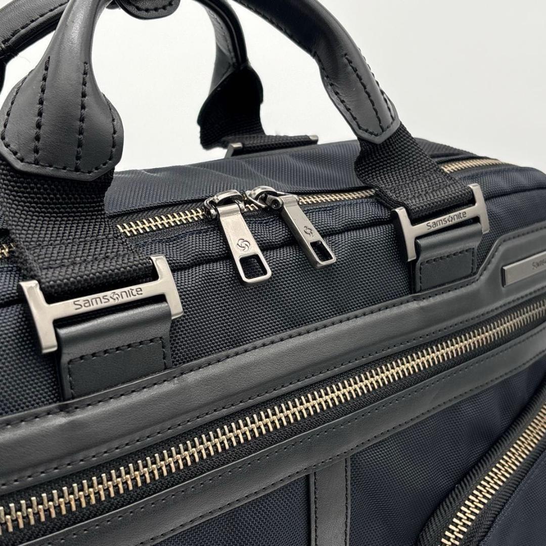 【美品】Samsonite 2way 拡張 ビジネスバッグ ブリーフケース 軽量