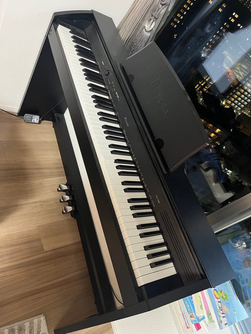 訳あり！カシオ　ブラック 88鍵 電子ピアノ