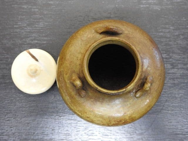 志戸呂焼？茶入　保存箱　MA１４１