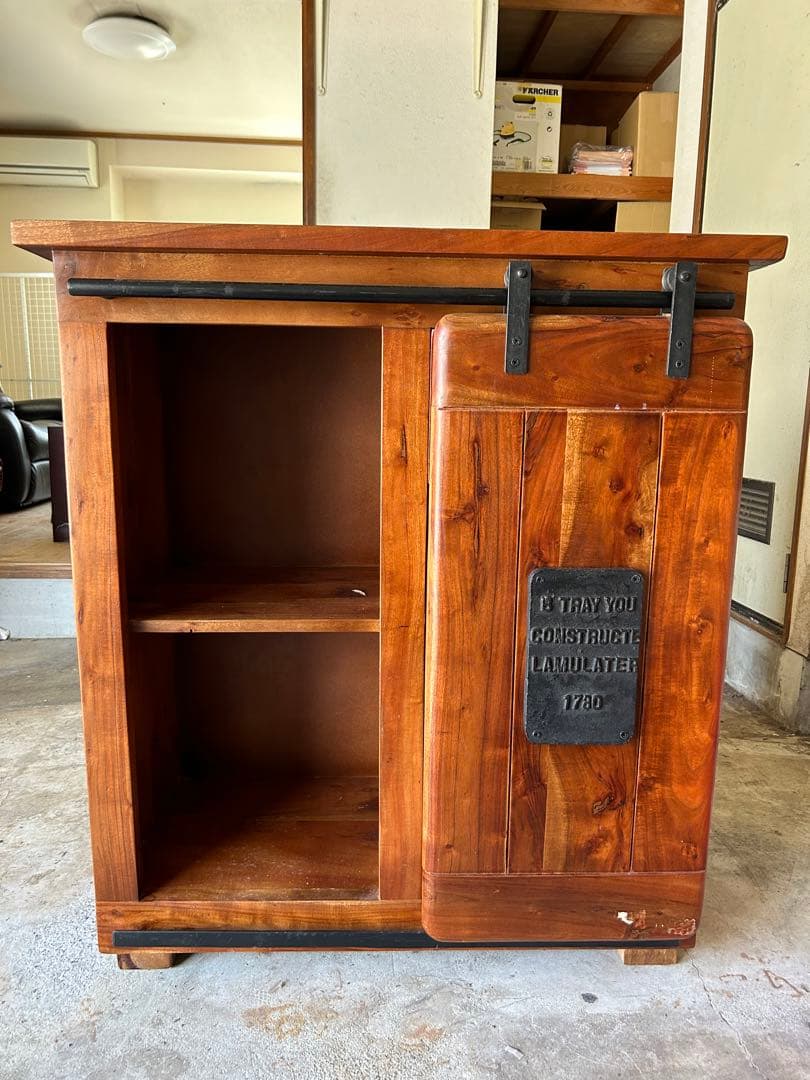 インダストリアル家具 キャビネット チェスト シェルフ ラック 棚 収納 木製