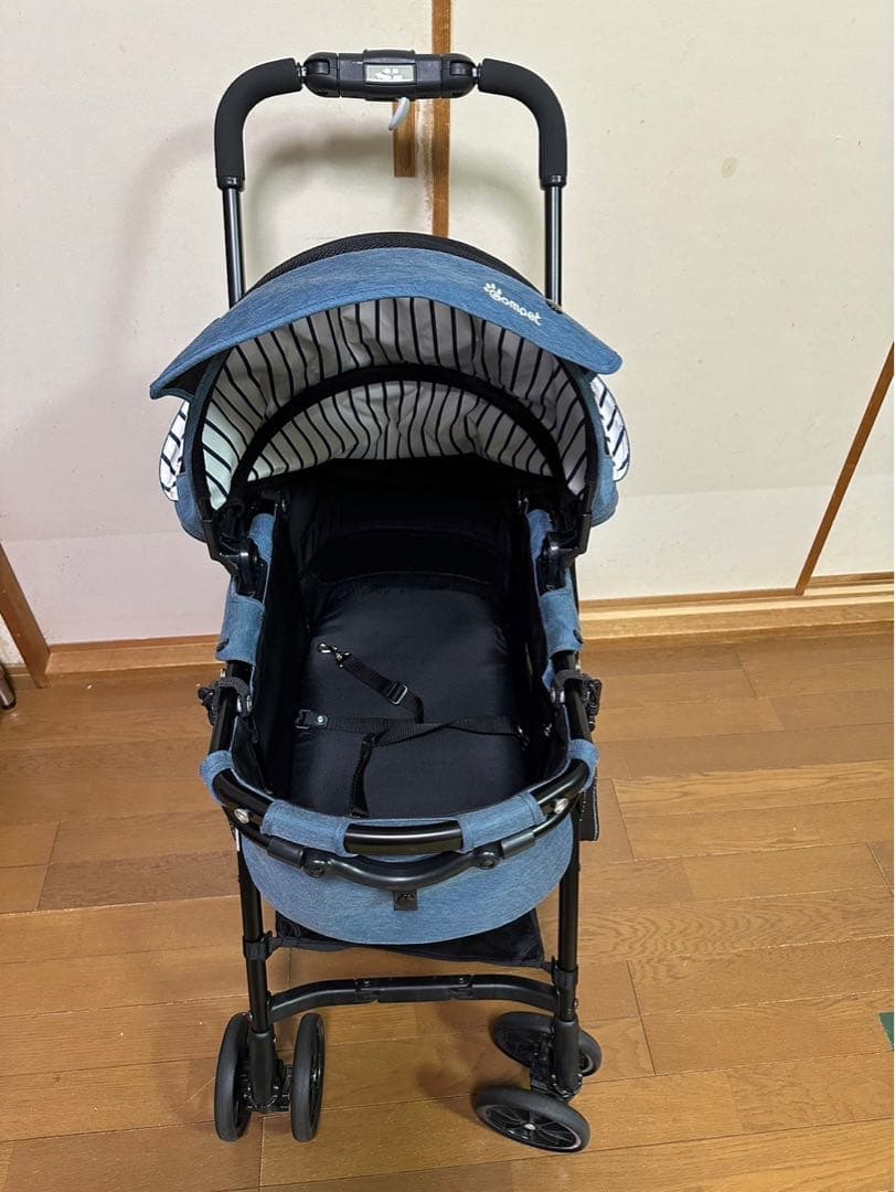 本日限定価格！！コンビ ミリミリEG Longペットカート デニムブルー