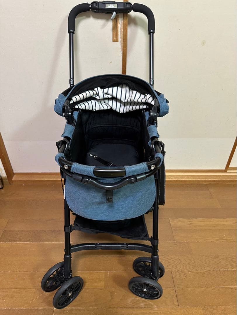 本日限定価格！！コンビ ミリミリEG Longペットカート デニムブルー