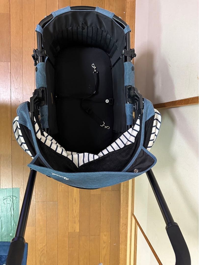 本日限定価格！！コンビ ミリミリEG Longペットカート デニムブルー