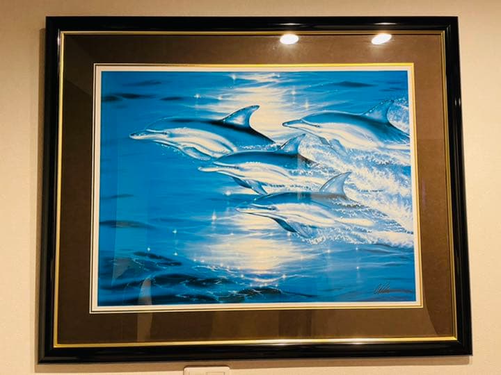 C*O様 クリスチャン ラッセン シーフライト 作品保証書付き 本物 110cm