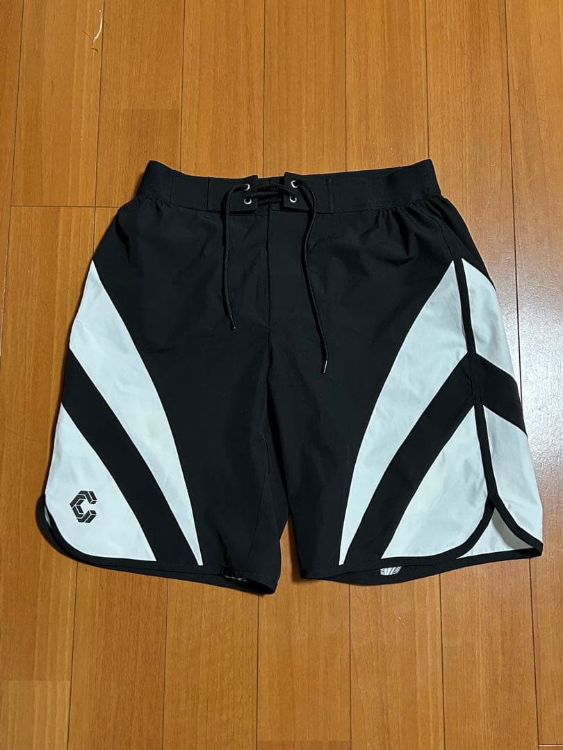 CRONOS クロノス サーフパンツ ブラック/ホワイト