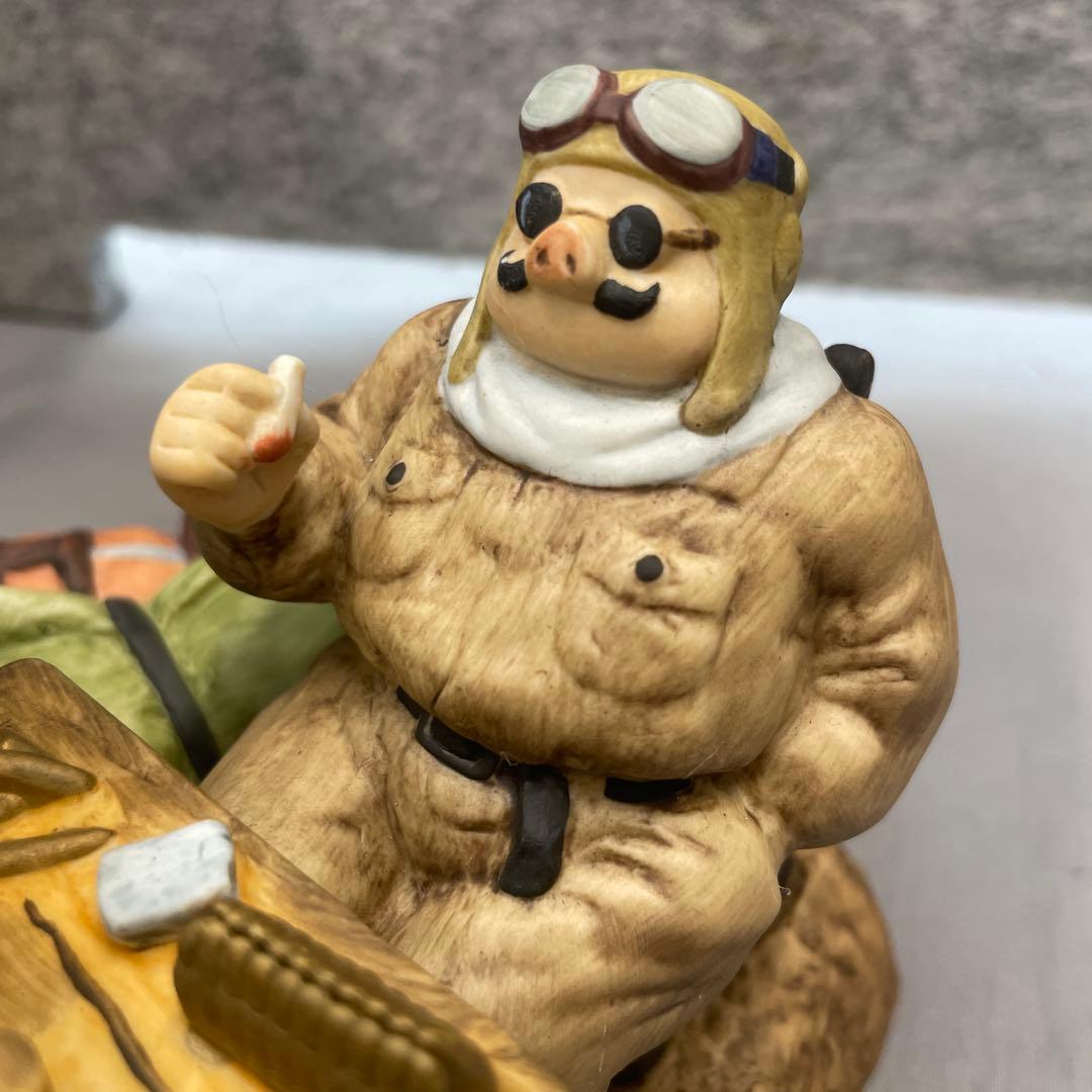 ジブリ　紅の豚　ポルコ·ロッソ オルゴール 陶器