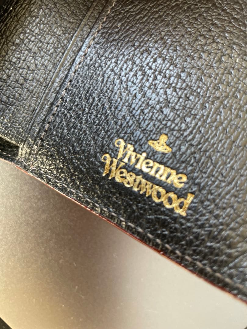 VIVIEN WESTWOOD 美品 がま口 3つ折り財布 ブラック