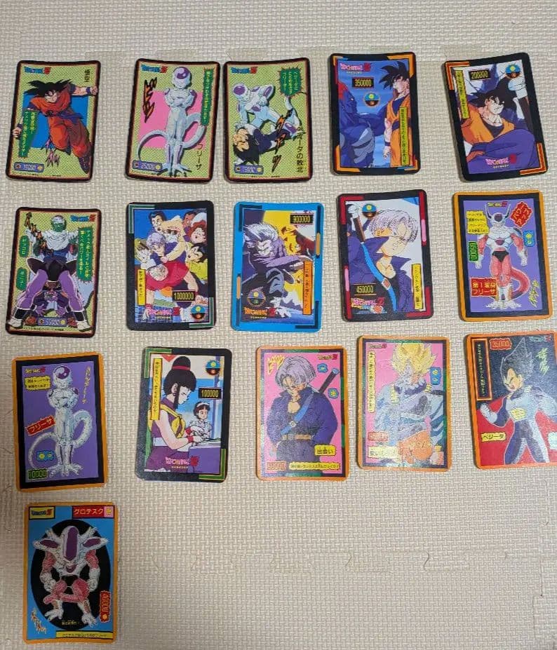 山勝 じゃんけん系 ジャンボカード 両面プロマイド当時物　16枚セット