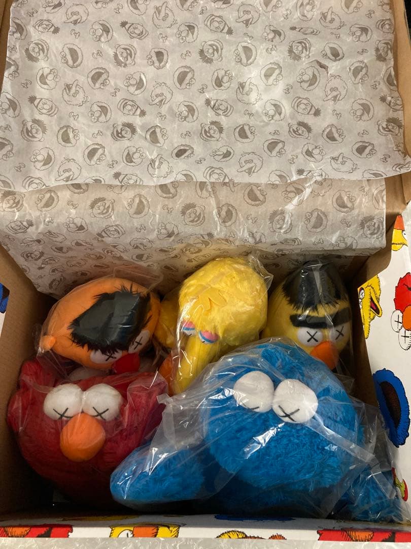 【未使用】希少KAWS セサミストリート　コンプリートボックス