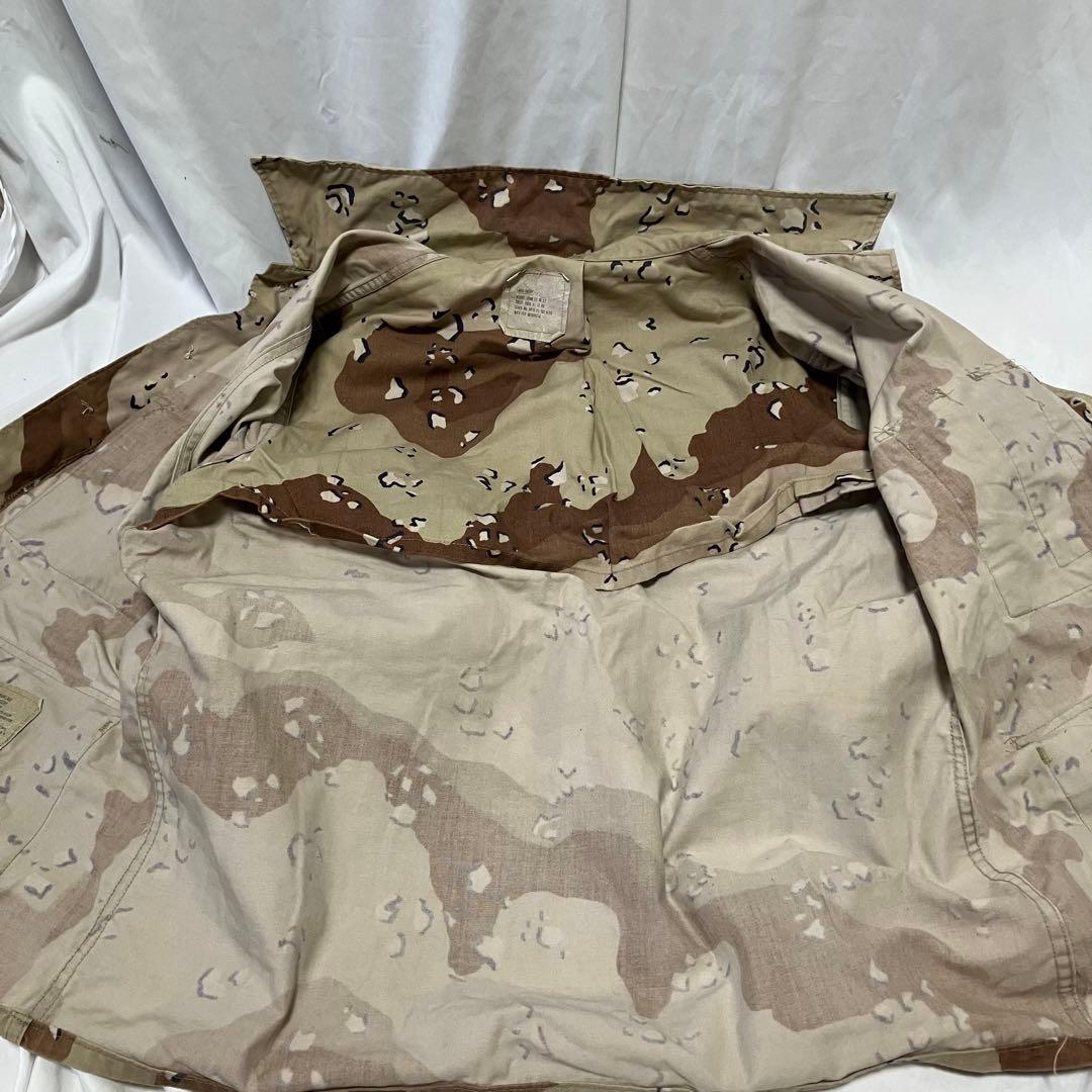80's アメリカ軍　米軍　チョコチップカモ　6c ジャケット　希少サイズ　実物