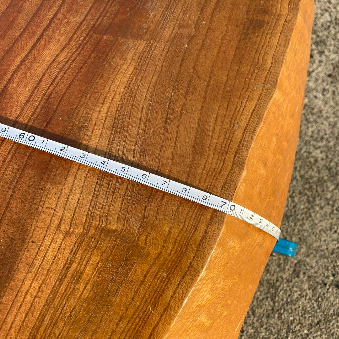 けやき一枚板　天然木テーブル　座卓　台座　欅ローテーブル
