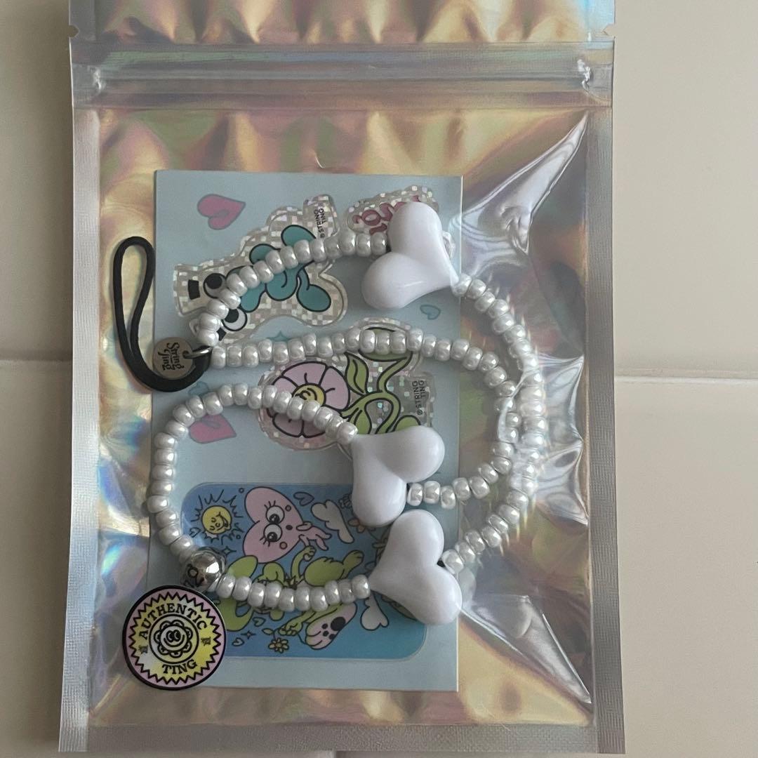 正規品 ストリングティングstring ting スノーキャンディー ハート　白