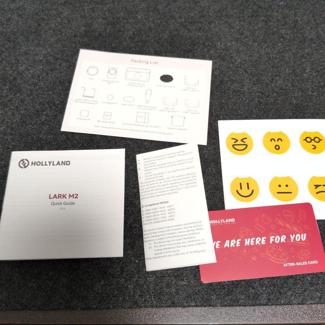 HOLLYLAND LARK M2 ワイヤレスマイク カメラバージョン