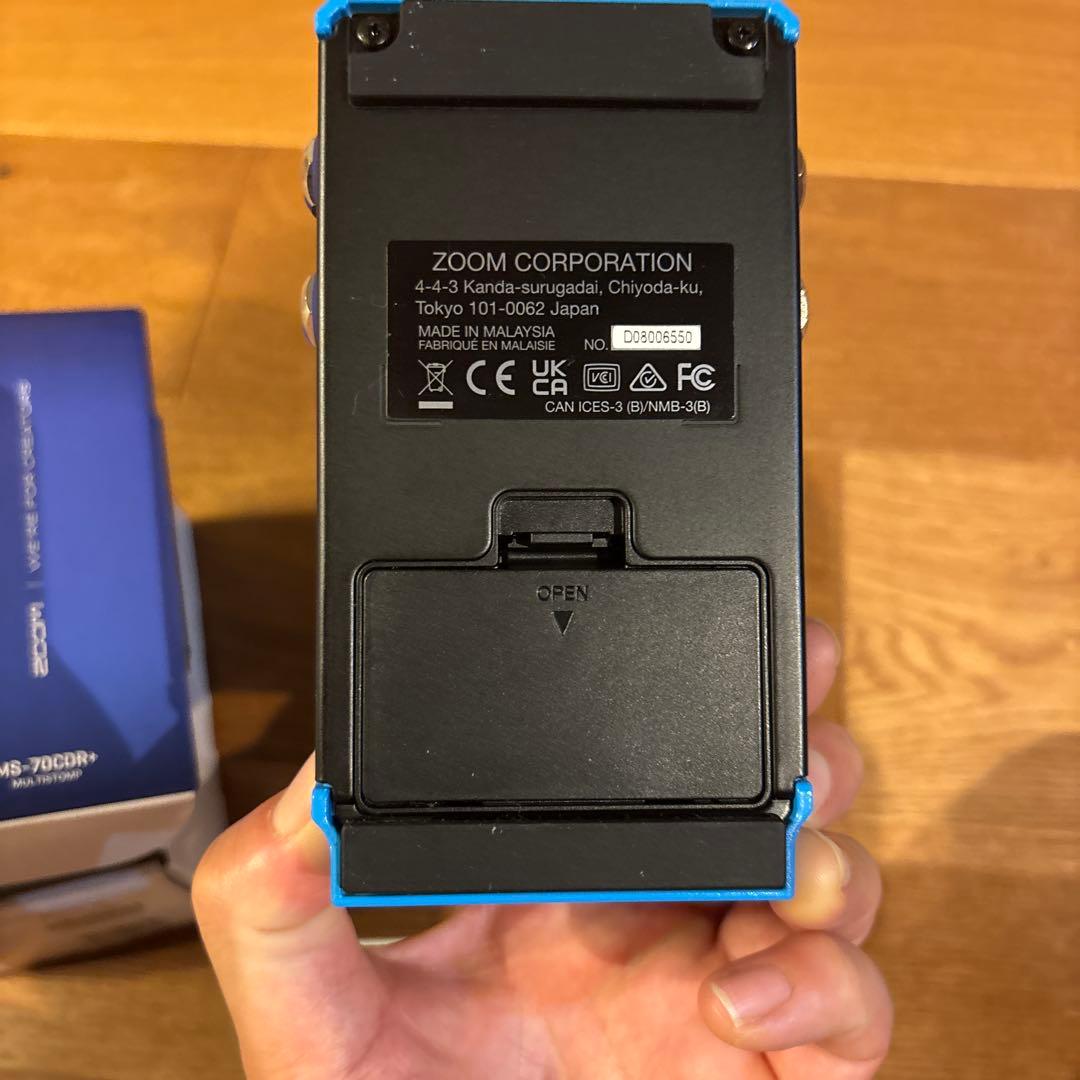 [未使用]ZOOM MS-70CDR+ ギターエフェクター