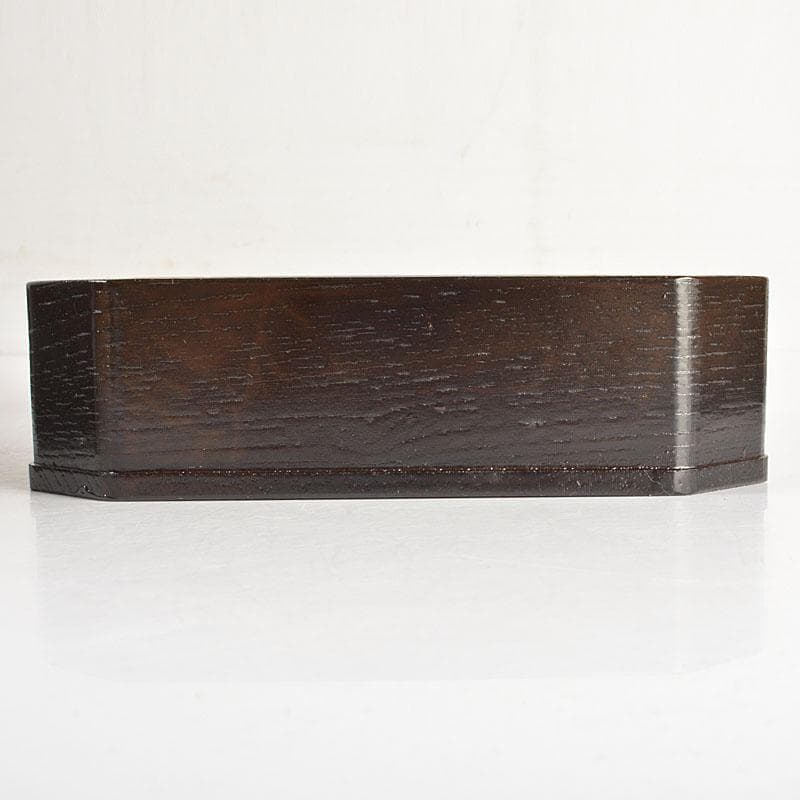 茶道具　黒真塗　縁高重　五段重箱　N　6770C